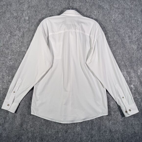 Poncho Outdoors Shirt Mens Size Small Long Sleeve Button Down Shirt Lightweight - Picture 10 of 10